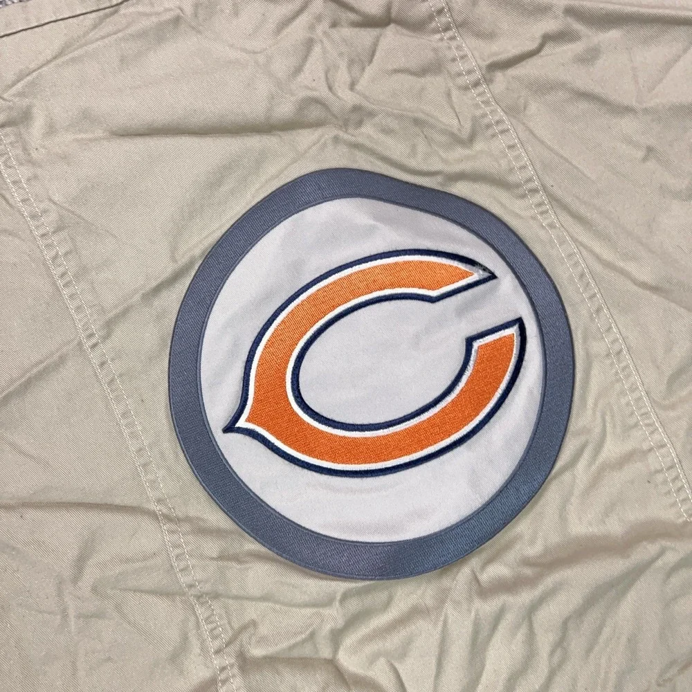 Chicago Bears Laundry Bag One Size Beige NFL‎ Football Canvas Cotton Logo Sport